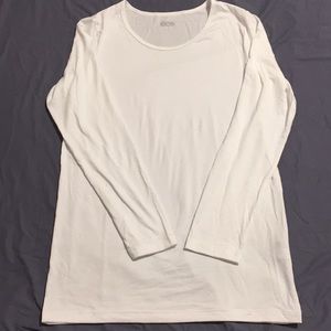 3/$30 Heat tech white long sleeve